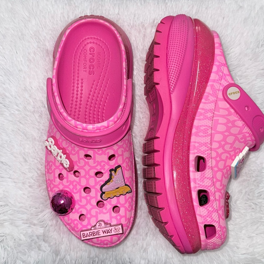 Crocs Barbie Mega Crush Platform Clogs